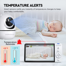 Load image into Gallery viewer, Walkabout 360 View HD Wireless Full HD Resolution Video Baby Monitor
