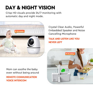 Walkabout 360 View HD Wireless Full HD Resolution Video Baby Monitor