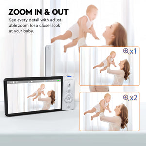 Walkabout 360 View HD Wireless Full HD Resolution Video Baby Monitor